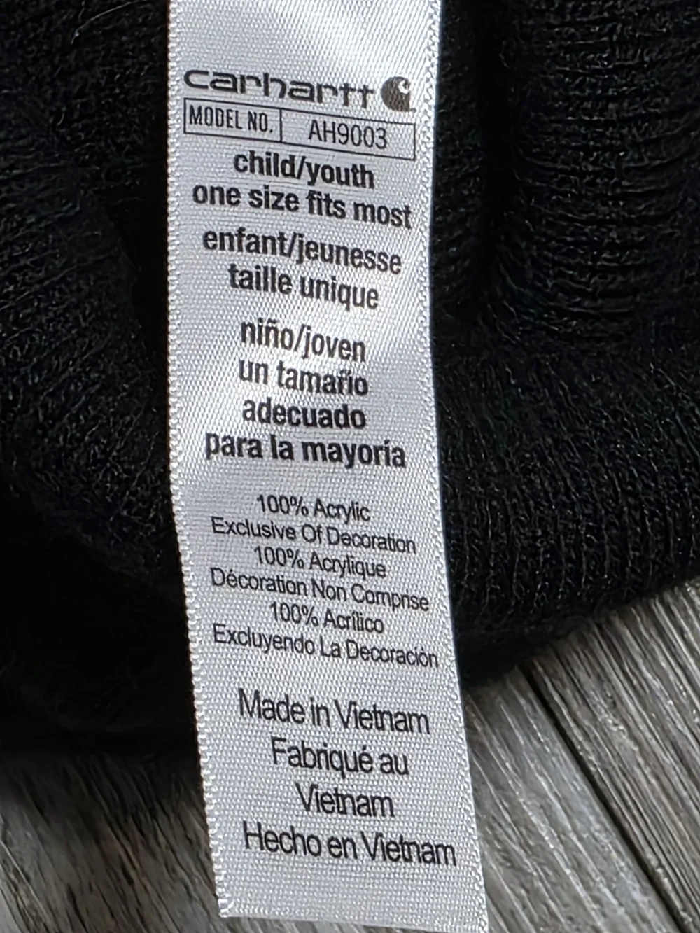 Carhartt Youth Knit Pom Mountain Beanie OSFM *NWOT / EUC